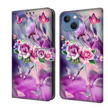 Load image into Gallery viewer, Crystal 3D Shockproof Protective Leather Phone Case, For iPhone 14 Pro Max, For iPhone 15