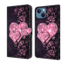 Load image into Gallery viewer, Crystal 3D Shockproof Protective Leather Phone Case, For iPhone 14 Pro Max, For iPhone 15