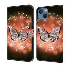 Load image into Gallery viewer, Crystal 3D Shockproof Protective Leather Phone Case, For iPhone 14 Pro Max, For iPhone 15