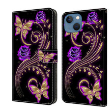 Load image into Gallery viewer, Crystal 3D Shockproof Protective Leather Phone Case, For iPhone 14 Pro Max, For iPhone 15