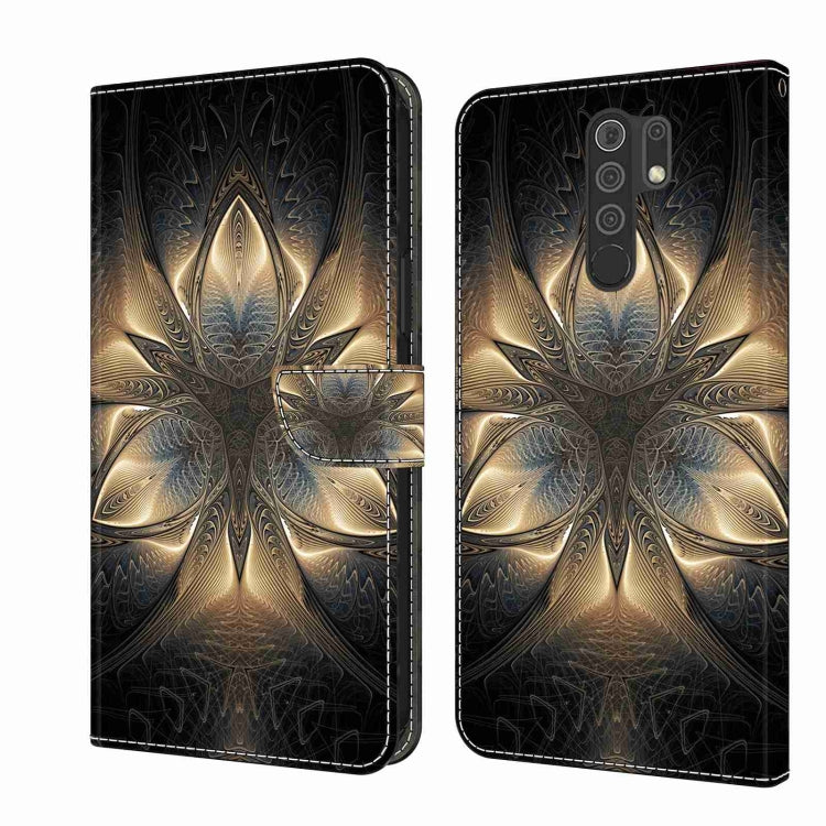 Crystal 3D Shockproof Protective Leather Phone Case, For Xiaomi Redmi 9, For Xiaomi Redmi 9C