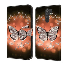 Load image into Gallery viewer, Crystal 3D Shockproof Protective Leather Phone Case, For Xiaomi Redmi 9, For Xiaomi Redmi 9C