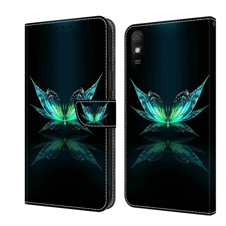Crystal 3D Shockproof Protective Leather Phone Case, For Xiaomi Redmi 9T, For Xiaomi Redmi 9A