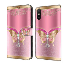 Load image into Gallery viewer, Crystal 3D Shockproof Protective Leather Phone Case, For Xiaomi Redmi 9T, For Xiaomi Redmi 9A