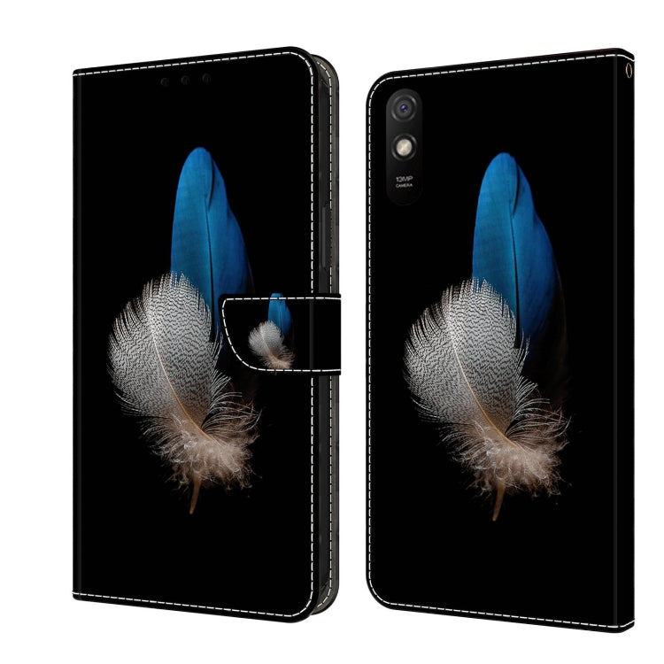 Crystal 3D Shockproof Protective Leather Phone Case, For Xiaomi Redmi 9T, For Xiaomi Redmi 9A