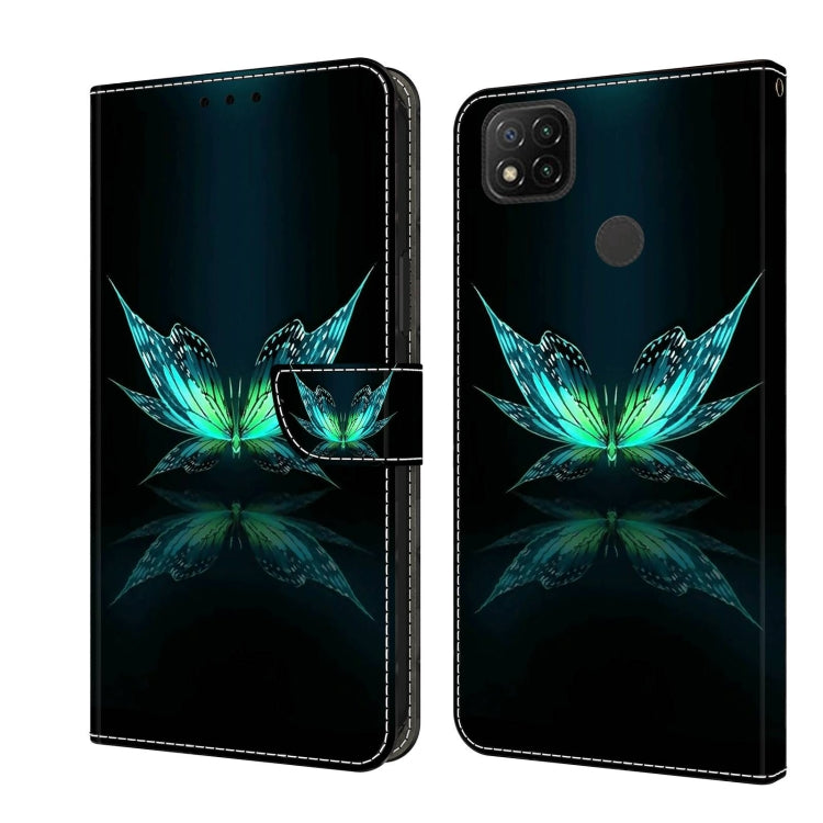 Crystal 3D Shockproof Protective Leather Phone Case, For Xiaomi Redmi 9, For Xiaomi Redmi 9C