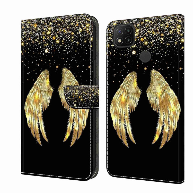 Crystal 3D Shockproof Protective Leather Phone Case, For Xiaomi Redmi 9, For Xiaomi Redmi 9C