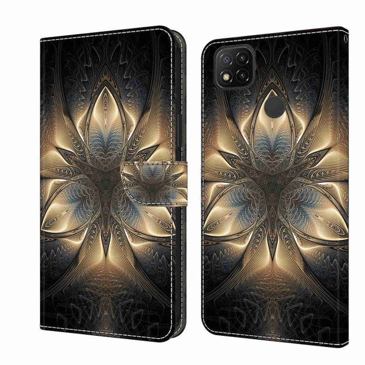 Crystal 3D Shockproof Protective Leather Phone Case, For Xiaomi Redmi 9, For Xiaomi Redmi 9C