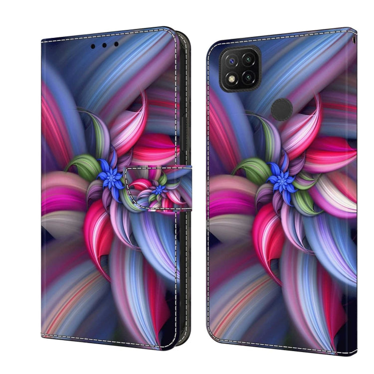Crystal 3D Shockproof Protective Leather Phone Case, For Xiaomi Redmi 9, For Xiaomi Redmi 9C
