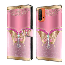 Load image into Gallery viewer, Crystal 3D Shockproof Protective Leather Phone Case, For Xiaomi Redmi 9T, For Xiaomi Redmi 9A