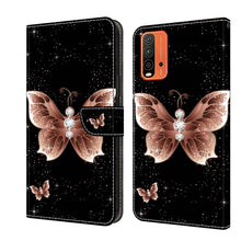 Load image into Gallery viewer, Crystal 3D Shockproof Protective Leather Phone Case, For Xiaomi Redmi 9T, For Xiaomi Redmi 9A