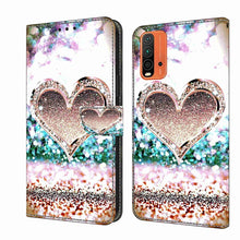 Load image into Gallery viewer, Crystal 3D Shockproof Protective Leather Phone Case, For Xiaomi Redmi 9T, For Xiaomi Redmi 9A