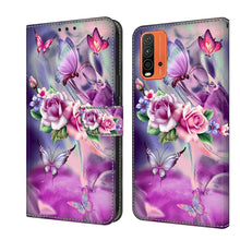 Load image into Gallery viewer, Crystal 3D Shockproof Protective Leather Phone Case, For Xiaomi Redmi 9T, For Xiaomi Redmi 9A