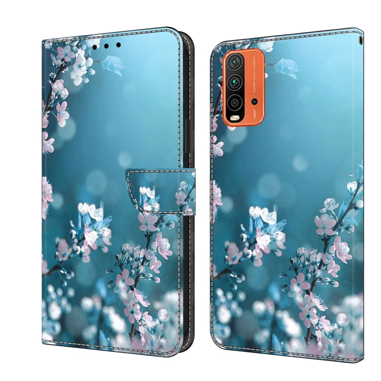 Crystal 3D Shockproof Protective Leather Phone Case, For Xiaomi Redmi 9T, For Xiaomi Redmi 9A