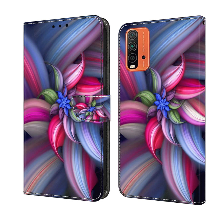 Crystal 3D Shockproof Protective Leather Phone Case, For Xiaomi Redmi 9T, For Xiaomi Redmi 9A