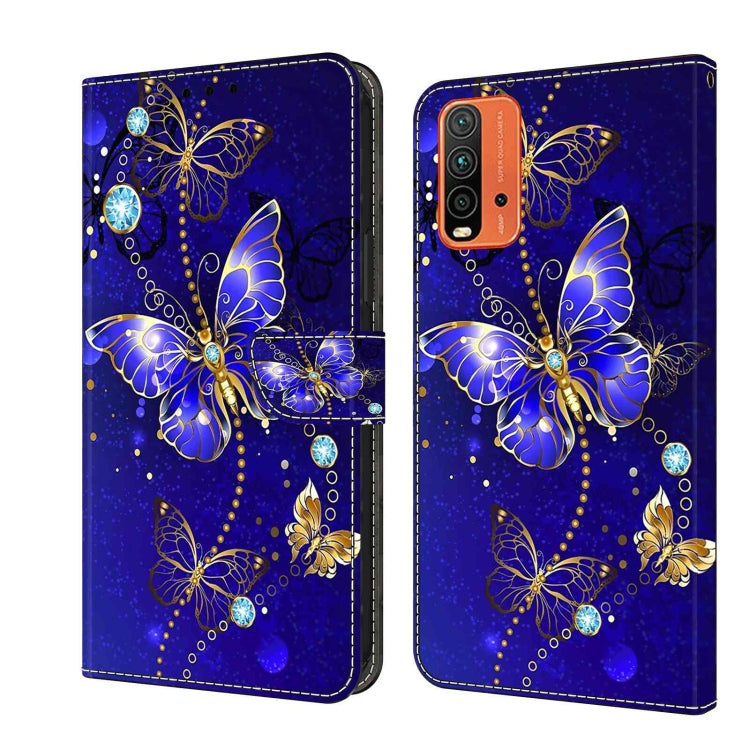 Crystal 3D Shockproof Protective Leather Phone Case, For Xiaomi Redmi 9T, For Xiaomi Redmi 9A