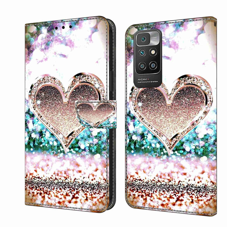 Crystal 3D Shockproof Protective Leather Phone Case, For Xiaomi Redmi Note 12 Pro Global, For Xiaomi Redmi 10