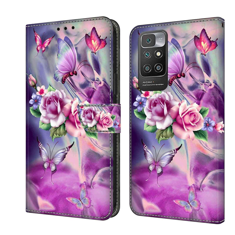 Crystal 3D Shockproof Protective Leather Phone Case, For Xiaomi Redmi Note 12 Pro Global, For Xiaomi Redmi 10