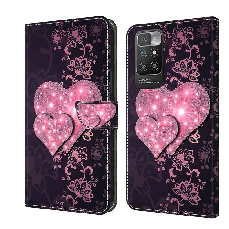 Crystal 3D Shockproof Protective Leather Phone Case, For Xiaomi Redmi Note 12 Pro Global, For Xiaomi Redmi 10