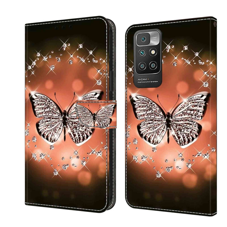 Crystal 3D Shockproof Protective Leather Phone Case, For Xiaomi Redmi Note 12 Pro Global, For Xiaomi Redmi 10