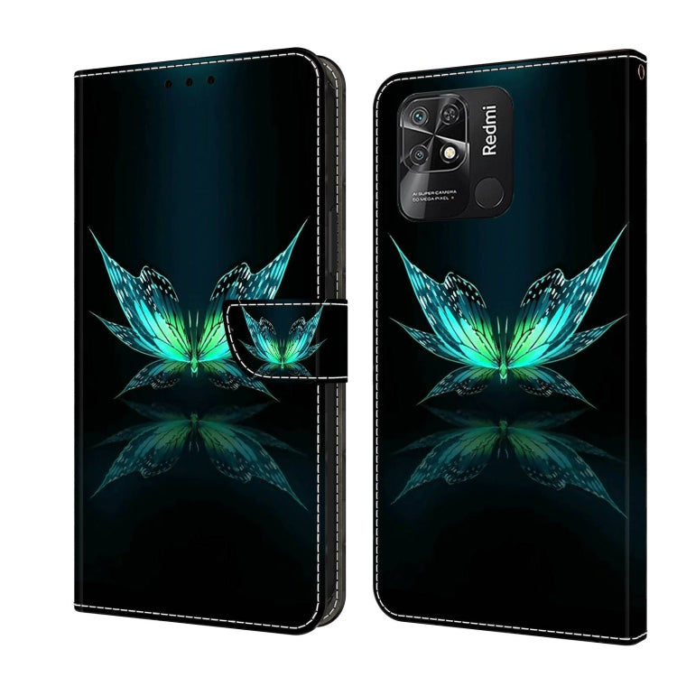 Crystal 3D Shockproof Protective Leather Phone Case, For Xiaomi Redmi Note 11 Global, For Xiaomi Redmi 10C