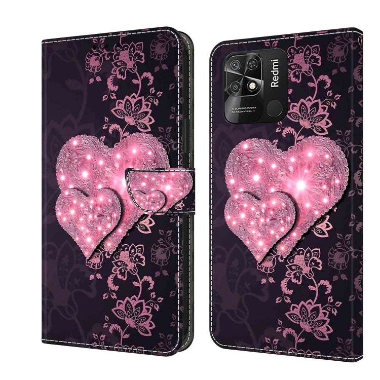 Crystal 3D Shockproof Protective Leather Phone Case, For Xiaomi Redmi Note 11 Global, For Xiaomi Redmi 10C