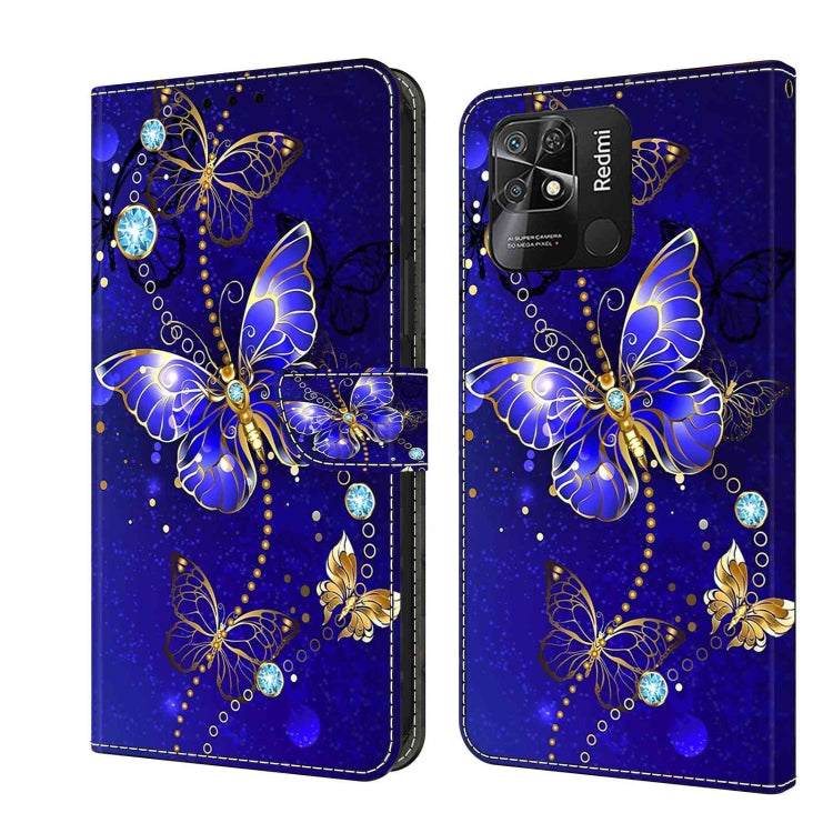 Crystal 3D Shockproof Protective Leather Phone Case, For Xiaomi Redmi Note 11 Global, For Xiaomi Redmi 10C