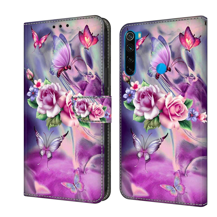 Crystal 3D Shockproof Protective Leather Phone Case, For Xiaomi Redmi Note 8T, For Xiaomi Redmi Note 8