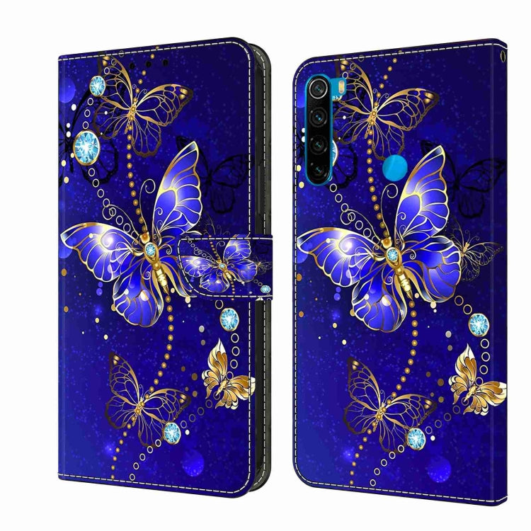 Crystal 3D Shockproof Protective Leather Phone Case, For Xiaomi Redmi Note 8T, For Xiaomi Redmi Note 8