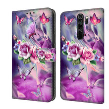 Load image into Gallery viewer, Crystal 3D Shockproof Protective Leather Phone Case, For Xiaomi Redmi Note 8 Pro