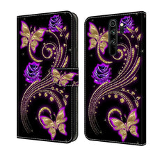 Load image into Gallery viewer, Crystal 3D Shockproof Protective Leather Phone Case, For Xiaomi Redmi Note 8 Pro
