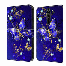 Load image into Gallery viewer, Crystal 3D Shockproof Protective Leather Phone Case, For Xiaomi Redmi Note 8 Pro