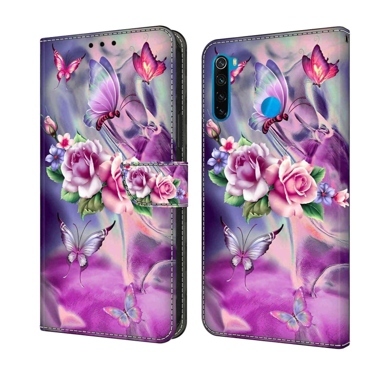 Crystal 3D Shockproof Protective Leather Phone Case, For Xiaomi Redmi Note 8T, For Xiaomi Redmi Note 8