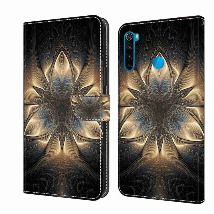 Crystal 3D Shockproof Protective Leather Phone Case, For Xiaomi Redmi Note 8T, For Xiaomi Redmi Note 8
