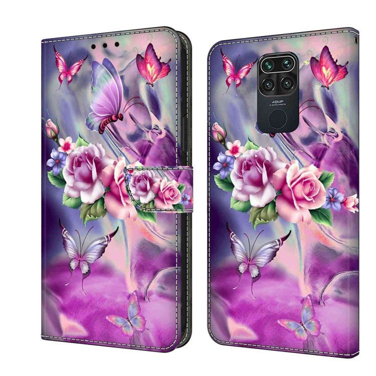 Crystal 3D Shockproof Protective Leather Phone Case, For Xiaomi Redmi Note 9, For Xiaomi Redmi Note 9 Pro