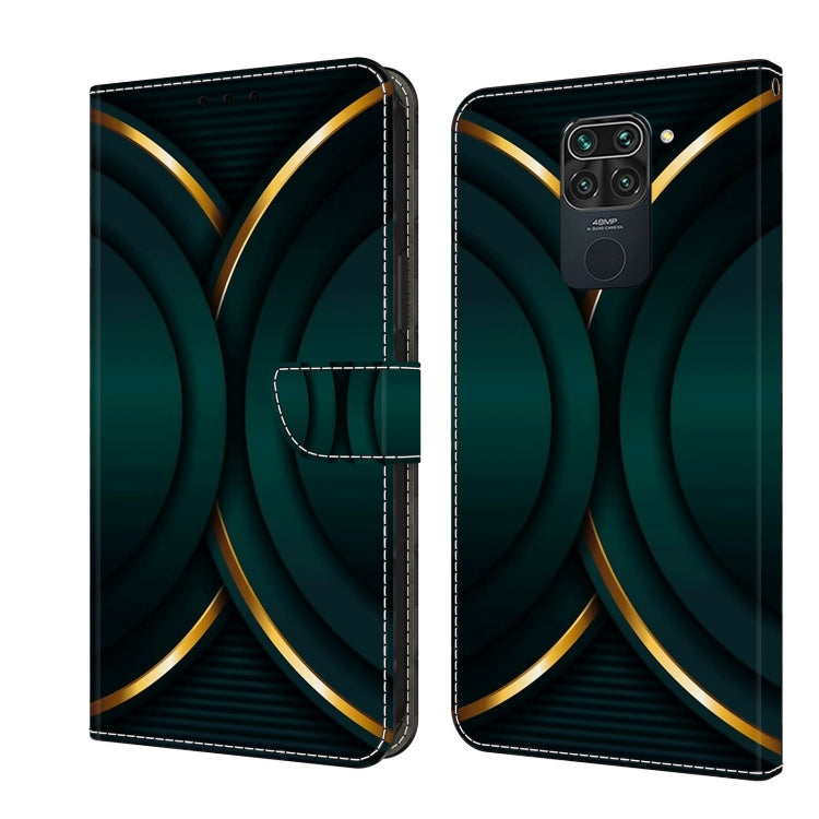 Crystal 3D Shockproof Protective Leather Phone Case, For Xiaomi Redmi Note 9, For Xiaomi Redmi Note 9 Pro