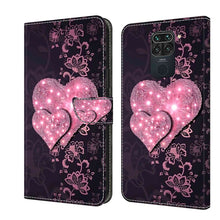 Load image into Gallery viewer, Crystal 3D Shockproof Protective Leather Phone Case, For Xiaomi Redmi Note 9, For Xiaomi Redmi Note 9 Pro