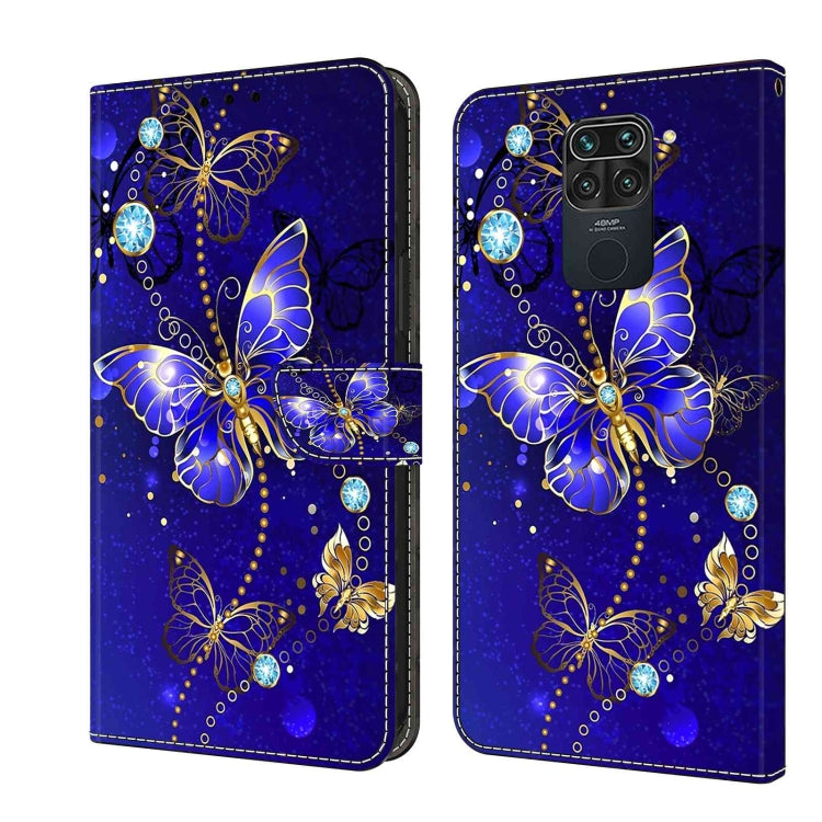 Crystal 3D Shockproof Protective Leather Phone Case, For Xiaomi Redmi Note 9, For Xiaomi Redmi Note 9 Pro
