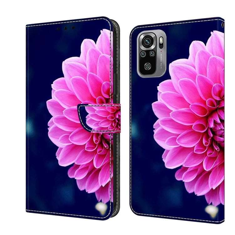 Crystal 3D Shockproof Protective Leather Phone Case, For Xiaomi Redmi Note 10 5G, For Xiaomi Redmi Note 10 4G