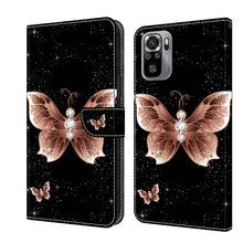 Load image into Gallery viewer, Crystal 3D Shockproof Protective Leather Phone Case, For Xiaomi Redmi Note 10 5G, For Xiaomi Redmi Note 10 4G