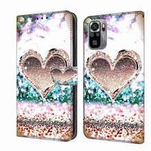 Load image into Gallery viewer, Crystal 3D Shockproof Protective Leather Phone Case, For Xiaomi Redmi Note 10 5G, For Xiaomi Redmi Note 10 4G