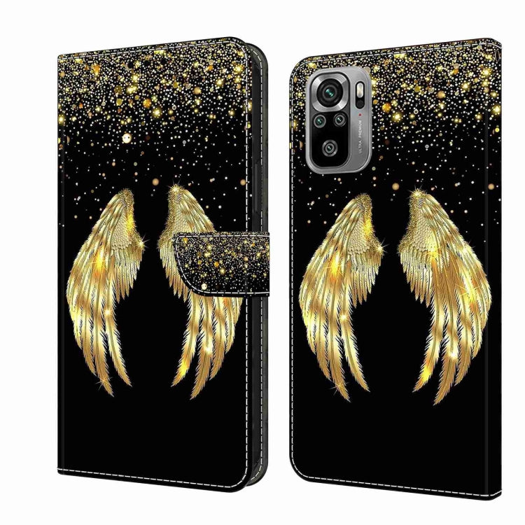 Crystal 3D Shockproof Protective Leather Phone Case, For Xiaomi Redmi Note 10 5G, For Xiaomi Redmi Note 10 4G