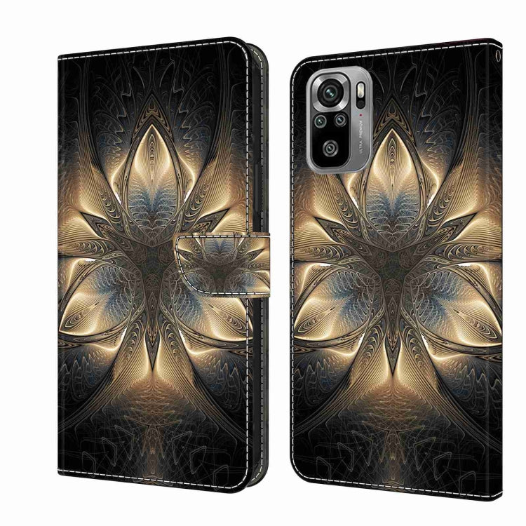 Crystal 3D Shockproof Protective Leather Phone Case, For Xiaomi Redmi Note 10 5G, For Xiaomi Redmi Note 10 4G