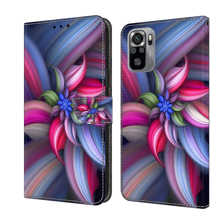 Crystal 3D Shockproof Protective Leather Phone Case, For Xiaomi Redmi Note 10 5G, For Xiaomi Redmi Note 10 4G
