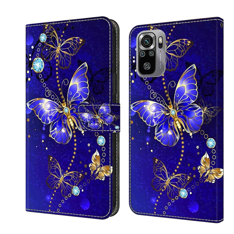 Crystal 3D Shockproof Protective Leather Phone Case, For Xiaomi Redmi Note 10 5G, For Xiaomi Redmi Note 10 4G