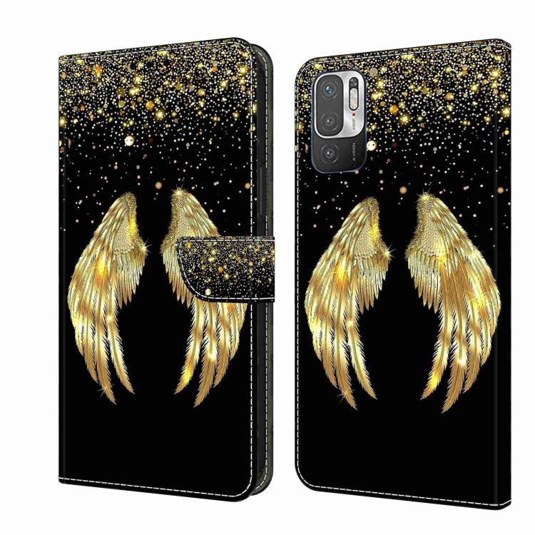 Crystal 3D Shockproof Protective Leather Phone Case, For Xiaomi Redmi Note 10 5G, For Xiaomi Redmi Note 10 4G