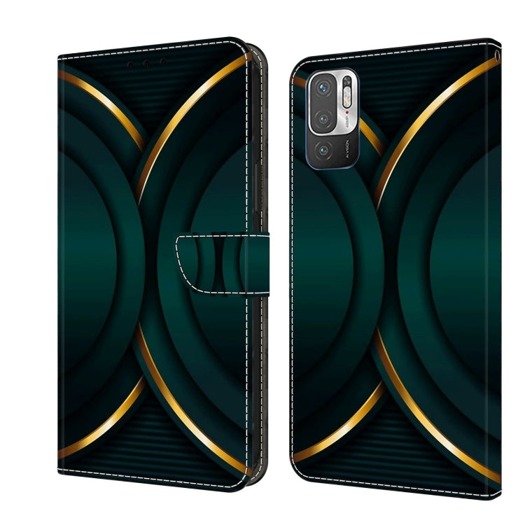 Crystal 3D Shockproof Protective Leather Phone Case, For Xiaomi Redmi Note 10 5G, For Xiaomi Redmi Note 10 4G