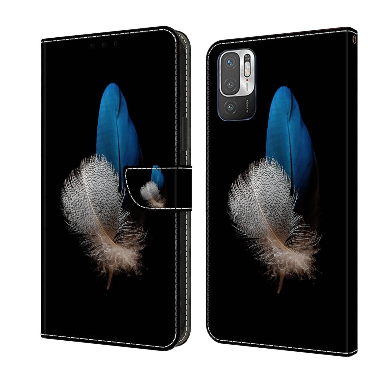 Crystal 3D Shockproof Protective Leather Phone Case, For Xiaomi Redmi Note 10 5G, For Xiaomi Redmi Note 10 4G