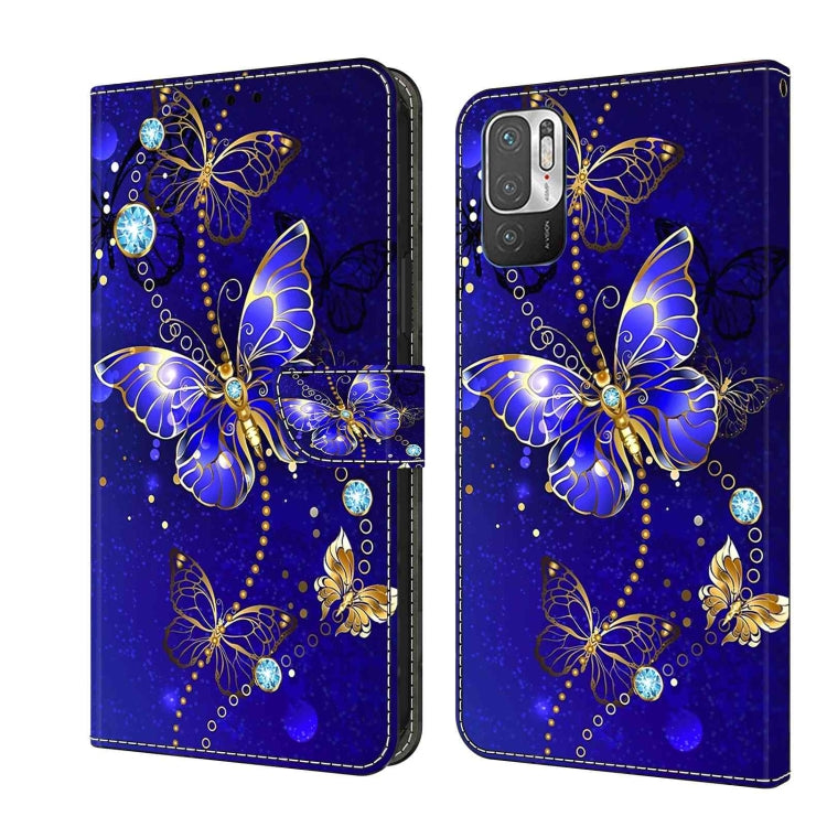 Crystal 3D Shockproof Protective Leather Phone Case, For Xiaomi Redmi Note 10 5G, For Xiaomi Redmi Note 10 4G
