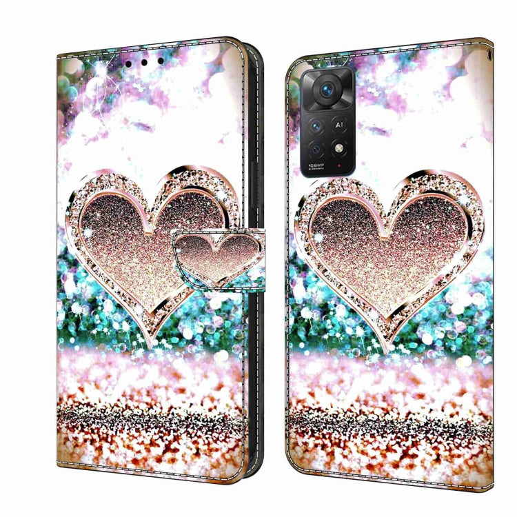 Crystal 3D Shockproof Protective Leather Phone Case, For Xiaomi 13, For Xiaomi Redmi Note 11 Pro 5G / 4G Global